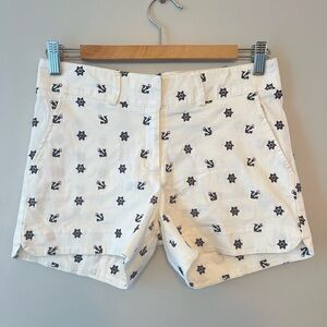 Molly B White Nautical Print Shirt